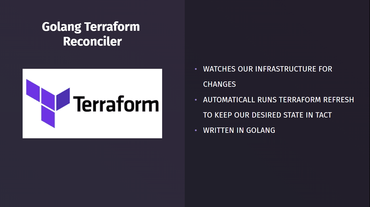 Creating A Custom Terraform Reconciler in GoLang